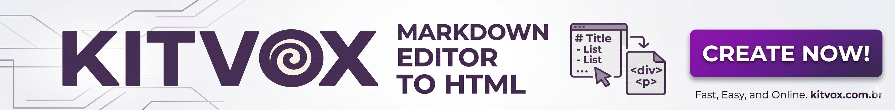 KITVOX - Markdown Editor